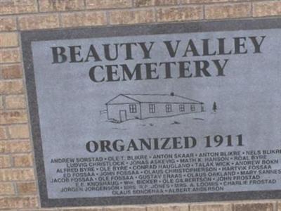 Beauty Valley Cemetery on Sysoon