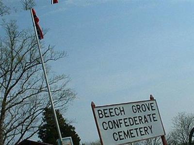 Beech Grove Confederate Cemetery on Sysoon