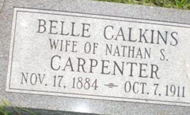 Belle (Calkins) Carpenter on Sysoon
