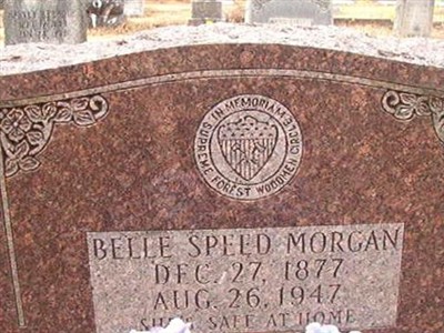 Belle Speed Morgan on Sysoon