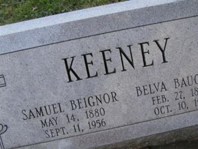 Belva Baugher Keeney on Sysoon