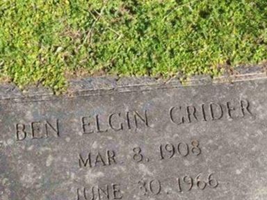 Ben Elgin Grider on Sysoon