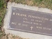 Ben Frank Pennington, Jr on Sysoon