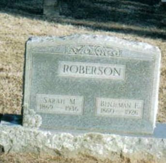 Benjaman Franklin Roberson on Sysoon