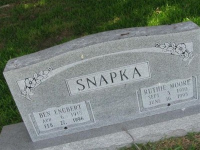 Benjamin Engbert "Ben" Snapka on Sysoon
