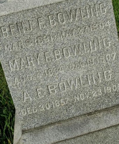 Benjamin F. Bowling on Sysoon