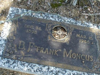 Benjamin F. "Frank" Moncus on Sysoon