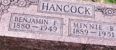 Benjamin F Hancock on Sysoon