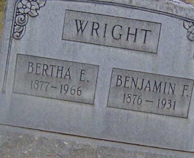 Benjamin F Wright on Sysoon