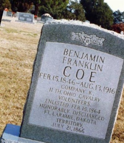 Benjamin Franklin Coe on Sysoon