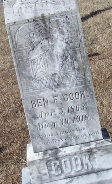 Benjamin Franklin Cook, Jr on Sysoon