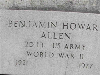 Benjamin Howard Allen on Sysoon