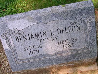 Benjamin L "Punky" DeLeon on Sysoon