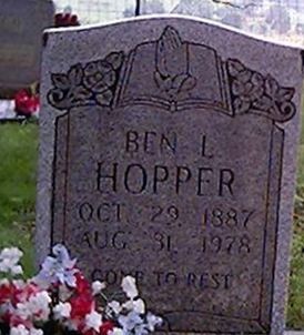 Benjamin Lafayette Hopper on Sysoon