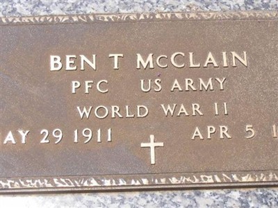 Benjamin T. Mcclain on Sysoon