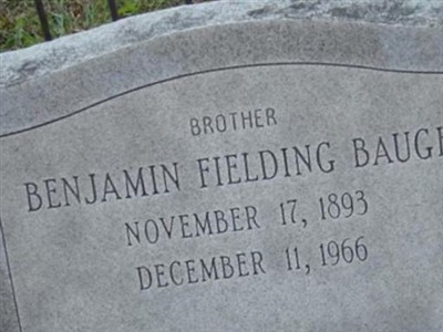 Benjamine Fielding Baugh on Sysoon