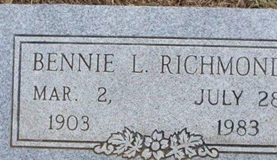 Bennie L. Richmond on Sysoon