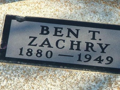 Bennie Tolbert Zachry on Sysoon