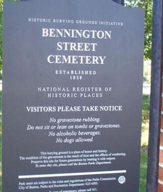 Bennington Street Cemetery on Sysoon