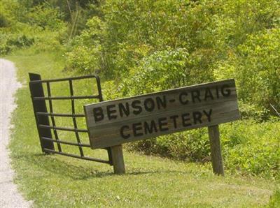 Benson-Craig Cemetery on Sysoon