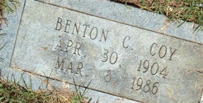 Benton C Coy on Sysoon