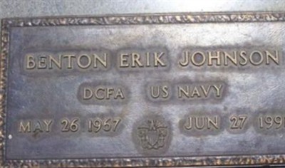Benton Erik Johnson on Sysoon