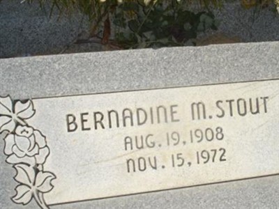 Bernadine M Stout on Sysoon