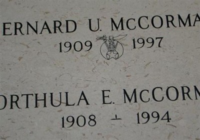 Bernard U. McCormack on Sysoon