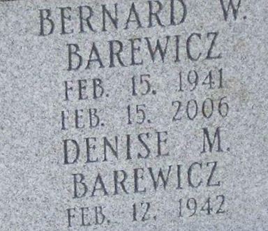 Bernard W. Barewicz on Sysoon