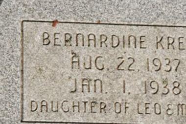 Bernardine Krebs on Sysoon