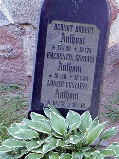 Berndt Robert Anthoni on Sysoon