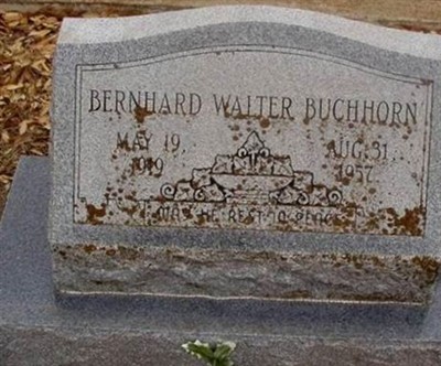 Bernhard Walter Buchhorn on Sysoon