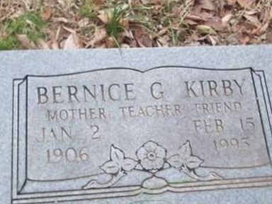 Bernice G. Kirby on Sysoon
