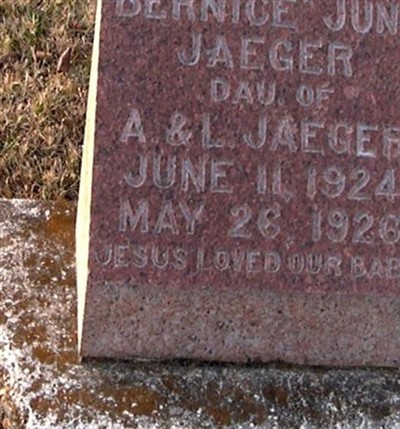 Bernice June Jaeger on Sysoon