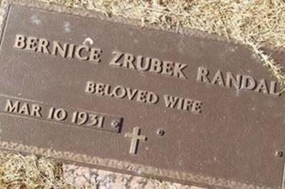 Bernice (Zrubek) Randal on Sysoon