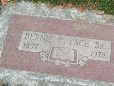 Bernie C Pace, Sr on Sysoon