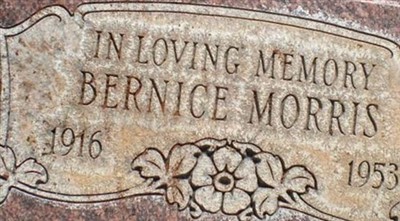 Berniece B Morris on Sysoon