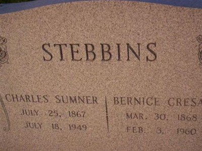 Berniece Cresap Stebbins on Sysoon