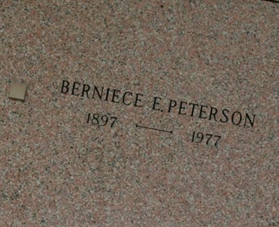 Berniece E. Peterson on Sysoon