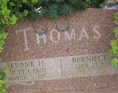 Berniece V Thomas on Sysoon
