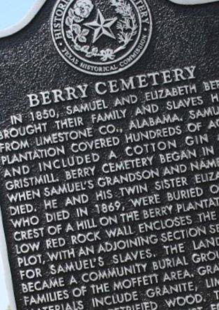 Berry Cemetery on Sysoon