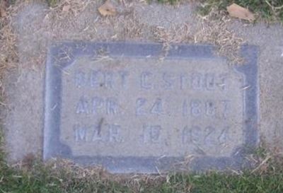 Bert C Stout on Sysoon