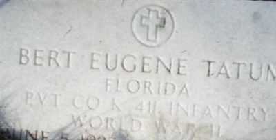 Bert Eugene Tatum on Sysoon