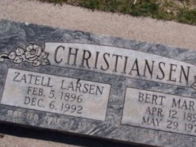 Bert Marion Christiansen on Sysoon