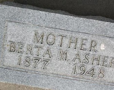 Berta M Asher on Sysoon