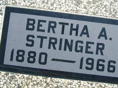 Bertha A Stringer on Sysoon