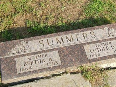 Bertha A Summers on Sysoon