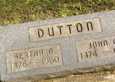 Bertha Alice Shutes Dutton on Sysoon