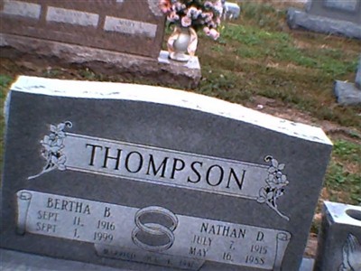 Bertha B Watson Thompson on Sysoon