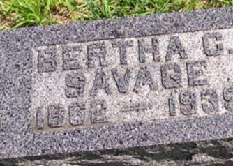 Bertha C. Savage on Sysoon